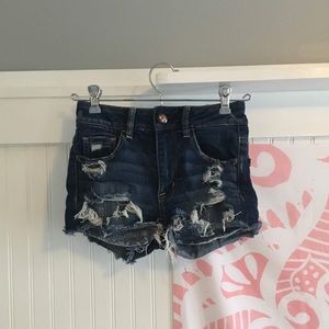 american eagle jean shorts